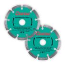 Kit Disco de Corte Diamantado Segmentado Eco Cortag 110mm 1,8mm Serra Mármore Corte Seco