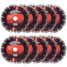 Kit Disco de Corte Diamantado Turbo 110x20mm 10 Unidades MTX