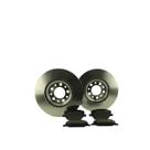 Kit Disco De Freio + Pastilhas Fiat Toro