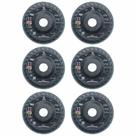 Kit Disco Flap 4.1/2 Zirconio Gr 120 Costado Plástico Performance 6 Un - SOLDIM
