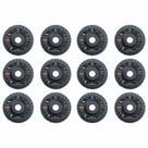 Kit Disco Flap 4.1/2 Zirconio Gr 60 Costado Plástico Performance 12 Un - SOLDIM Kit Disco Flap 4.1/2 Zirconio Gr 60 Costado Plástico Performance 12 Un - SOLDIM