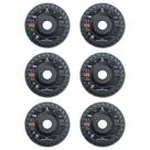 Kit Disco Flap 4.1/2 Zirconio Gr 60 Costado Plástico Performance 6 Un - SOLDIM Kit Disco Flap 4.1/2 Zirconio Gr 60 Costado Plástico Performance 6 Un - SOLDIM