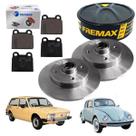 Kit Disco Freio Dianteiro e Pastilha Fusca Brasilia Variant