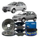 Kit Disco Freio Dianteiro Pastilha Fiat Palio 1998 Á 2006