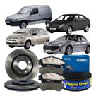 Kit Disco Freio Dianteiro Pastilha Peugeot 207 2008 Á 2013