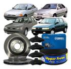 Kit Disco Freio Dianteiro Pastilha Vw Pointer 1995 E 1996