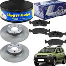 Kit Disco Freio Pastilha Uno Way Vivace 2010 A 2021 Solido