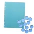 Kit Disco Inteligente Azul Bebê + Divisórias e Subcapas Azul