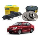 Kit Disco Pastilha Dianteira Etios Sedan 1.5 2012 A 2016