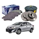 Kit Disco Pastilha Dianteira Yaris Sedan 1.5 2018 A 2022