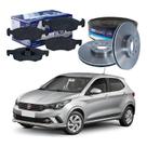 Kit Disco Pastilha Dianteiro Argo 1.3 2017 A 2021