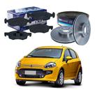 Kit Disco Pastilha Dianteiro Punto 1.4 1.6 1.8 2013 A 2017