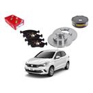 Kit Disco Pastilha Freio Dianteiro Argo 1.0 2017 A 2019