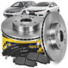 Kit Disco Pastilha Freio Dianteiro Civic 1.8 2.0 2007 a 2016 Kit Disco Pastilha Freio Dianteiro Civic 1.8 2.0 2007 a 2016