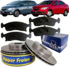 Kit Disco Pastilha Freio Dianteiro Onix Prisma 2013 2014 2015 2016 2017 2018 2019