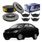 Kit Disco Pastilha Freio Dianteiro Polo Sedan 1.6 2007 A 2011