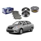 Kit Disco Pastilha Freio Dianteiro Versa 1.6 2012 A 2014
