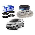 Kit Disco Pastilha Freio Mobi 1.0 2016 A 2021