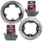 Kit Discos de Freio Cb 300f Twister Combi Brake + Pastilhas Diafrag Dura Tech (Semimetálica)