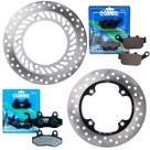 Kit Discos de Freio Cb 300r Sem Abs Com Pastilhas Cobreq