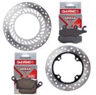Kit Discos de Freio Cb 300r Sem Abs Com Pastilhas Diafrag