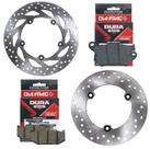 Kit Discos de Freio Fazer 150 / Fz150 2023-2024 + Pastilhas Diafrag Kit Discos de Freio Fazer 150 / Fz150 2023-2024 + Pastilhas Diafrag