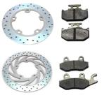 Kit Discos de Freio Fazer 250 2005-2015 + Pastilhas Vaz
