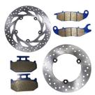 Kit Discos de Freio Fz25 250 Abs 2018 A 2025 Com Pastilhas