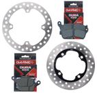 Kit Discos de Freio Xre 300 Abs 2009 A 2018 + Pastilhas Diafrag