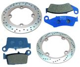 Kit Discos de Freio Xre 300 Sem Abs 2009-2018 + Pastilhas