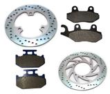 Kit Discos de Freio Xtz 250 Teneré / Xtz 250 Lander 2006-2015 + Pastilhas