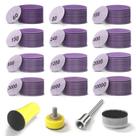 Kit Discos de Lixa 124 Peças com Suporte para Micro Retífica