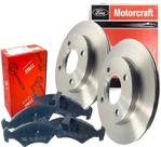 Kit Discos Pastilhas Freio Dianteiro Fiesta Rocan 1.6 Ka 1.6 Courier 1997 a 2009 MOTORCRAFT TRW