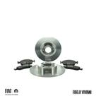 Kit Discos Pastilhas Freio Fiat Novo Uno