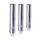 Kit Dispenser 50/300/400ml Suporte Copos Descartáveis Água/Café Inox