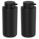 Kit Dispenser Banheiro 2 Pçs Ideal para Sabonete Líquido Shampoo Condicionado Fixação sem Furo com Adesivo Incluso Acessório Lavabo Kit Dispenser Banheiro 2 Pçs Ideal para Sabonete Líquido Shampoo Condicionado Fixação sem Furo com Adesivo Incluso Acessório Lavabo