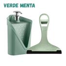 Kit Dispenser de Detergente e Rodinho Rodo de Pia Cozinha Click Não Vaza Kit Dispenser de Detergente e Rodinho Rodo de Pia Cozinha Click Não Vaza