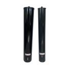 Kit Dispenser Esmaltado Preto Água 200ml + Porta Copo Descartável Café 50ml