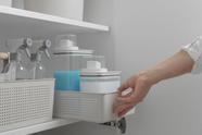 Kit Dispenser Flow Hermético 1,5L e 2,3L Branco Kit Dispenser Flow Hermético 1,5L e 2,3L Branco