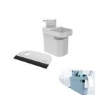 Kit Dispenser Porta Detergente Organizador Utensílios Rodo Bancada Pia Cozinha - Ou Kit Dispenser Porta Detergente Organizador Utensílios Rodo Bancada Pia Cozinha - Ou
