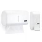 Kit Dispenser Porta Papel Toalha E Saboneteira Liquido Premisse Urban Branco