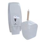 Kit dispenser sabonete líquido+reservátório 800ml branco clean Kit dispenser sabonete líquido+reservátório 800ml branco clean