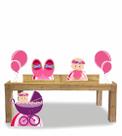 Kit Display de chão totens Cha de bebe Menina 5 Pçs Kit Display de chão totens Cha de bebe Menina 5 Pçs