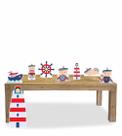 Kit Display de chão totens Marinheiro 8 Pçs