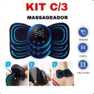KIT Dispositivo de Massagem Portátil para Bem-Estar Diário