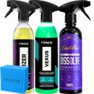 Kit Dissolve Cadillac Vexus e Izer Vonixx Desengraxante Multiuso Limpeza de Pneus e Borrachas Descontaminante Ferroso Kit Dissolve Cadillac Vexus e Izer Vonixx Desengraxante Multiuso Limpeza de Pneus e Borrachas Descontaminante Ferroso