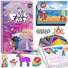 Kit divertido Foil Art Baobrava Unicorn Princess para crianças a partir de 4 anos