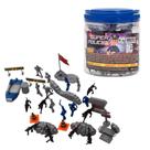 Kit Divertido Operações Exército Soldadinhos Militar
