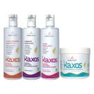 Kit Divine Mèches Kaxos Shampoo Condicionador Creme Ondulado Máscara