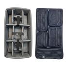 Kit Divisória e Organizador de tampa Removível para Case MP0055 e MAI 545 ATM Pro Cinza